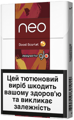 Блок стиков для нагрева табака NEO GLO STIKS BOOST SCARLET 10 пачек ТВЕН
