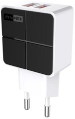 Зарядное устройство Awei C-500 Travel charger 2USB 2.4A Black
