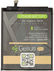 АКБ Gelius Pro Xiaomi BN31 (Mi5x/A1) (3320 mAh)