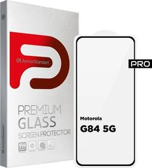 Защитное стекло ArmorStandart Pro для Motorola G84 5G Black (ARM70890)