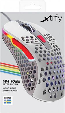 Миша Xtrfy M4 RGB USB Retro Grey (XG-M4-RGB-RETRO)