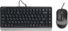 Комплект (клавиатура, мышь) A4Tech Fstyler F1110 USB Grey