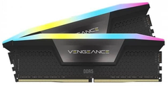 Оперативна пам'ять Corsair Vengeance RGB Black DDR5 5600MHz 64GB Kit 2x32GB (CMH64GX5M2B5600C40)