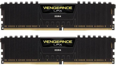 Оперативна пам'ять Corsair 16 GB (2x8GB) DDR4 2400 MHz Vengeance LPX Black (CMK16GX4M2A2400C14)