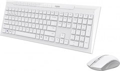 Комплект (клавіатура, мишка) Rapoo 8210M Wireless White