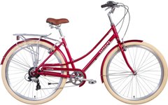 Велосипед 28" Dorozhnik Sapphire 2021 (темно червоний) (OPS-D-28-229)