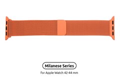 Ремінець Armorstandart Milanese Loop Band для Apple Watch All Series 42/44 mm Orange (ARM55249)