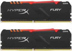 Оперативна пам'ять HyperX DDR4 3733 32GB KIT (16GBx2) HyperX Fury RGB (HX437C19FB3AK2/32)