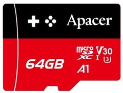 Карта памяти Apacer MicroSDXC 64GB (AP64GMCSX10U7-RAGC)