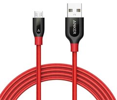 Кабель Anker Powerline+ Micro USB - 1.8м V3 (Red)