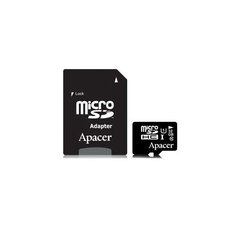 Карта пам'яті ApAcer microSDHC UHS-I 32GB сlass10 + SD (AP32GMCSH10U1-R)