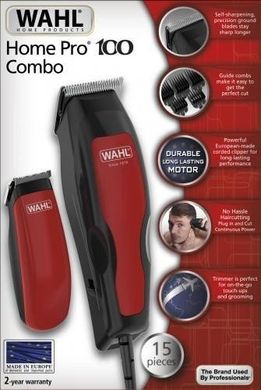 Машинка для стрижки волосся Wahl Home Pro 100 Combo 1395.0466