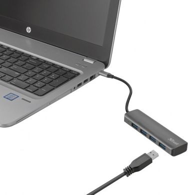 USB-хаб Trust Halyx Aluminium 4-Port Mini (23786_Trust)
