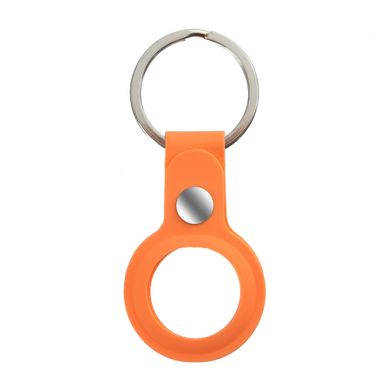 Чохол-брелок ArmorStandart для AirTag Silicone Ring with Button Orange (ARM59154)