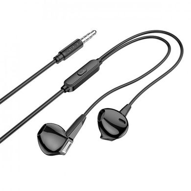 Наушники BOROFONE BM68 Kelly universal earphones with mic Black