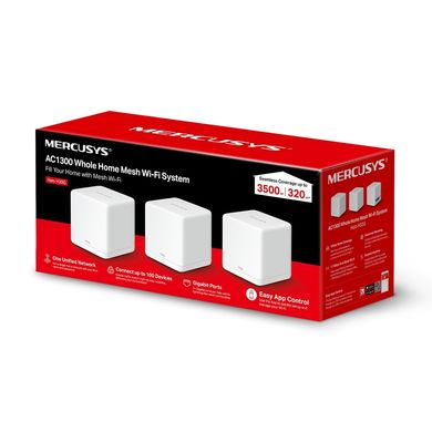 Wi-Fi роутер Mercusys Halo H30G(3-pack)
