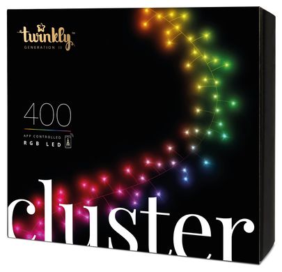 Гирлянда Twinkly Cluster RGB 400LED (TWC400STP-BEU)