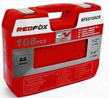 Универсальный набор инструментов REDFOX RFSS108CR
