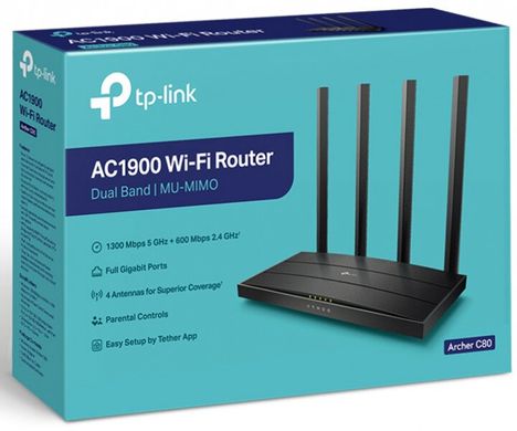 Wi-Fi роутер TP-Link Archer C80