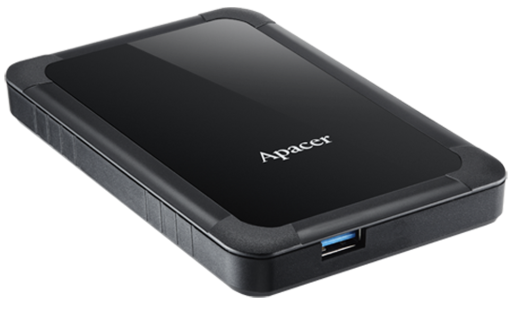 Зовнішній жорсткий диск APAcer AC532 2TB USB 3.1 Black (AP2TBAC532B-1)
