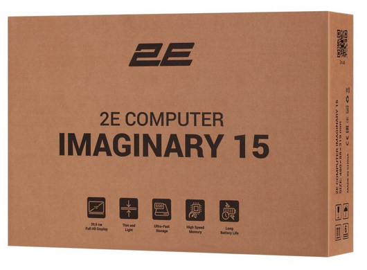 Ноутбук 2E Imaginary 15 Black (NL57PU-15UA36)
