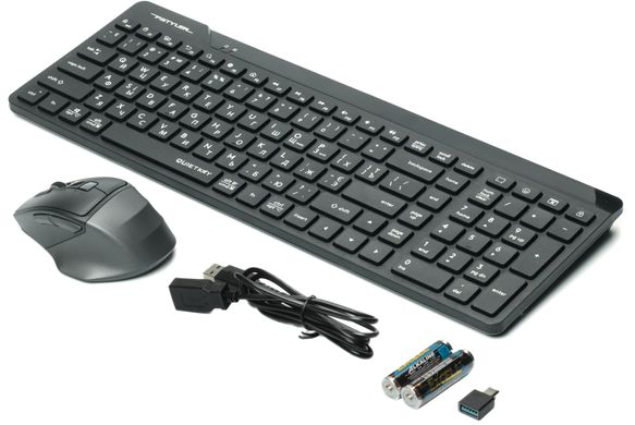 Комплект (клавіатура + миша) A4Tech FG2400 Air Wireless Black
