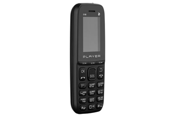 Мобильный телефон 2E S180 2021 Dual SIM Black (без ЗУ) (У3)