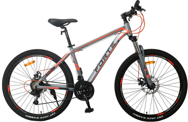 Велосипед Forte Extreme рама 19" колесо 27.5" Сіро-червоний (пом-ий) (117152)