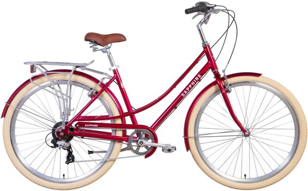 Велосипед 28" Dorozhnik Sapphire 2021 (темно красный) (OPS-D-28-229)