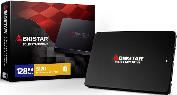 SSD накопитель Biostar 128GB 2.5" SATA (S120-128GB)