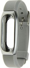 Ремінець UWatch 304 Stainless Steel Wrist Bracelet Milanese Replacement Strap For Mi Band 2 Silver