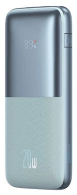 Універсальна мобільна батарея Baseus Bipow Pro Digital Display 20W 10000 mAh Blue (PPBD040103)