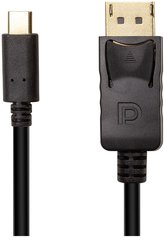 Кабель PowerPlant USB Type-C 3.1 Thunderbolt 3 (M) - DisplayPort (M) 4K 3 м (CA912544)