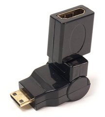 Перехідник PowerPlant HDMI AF - mini HDMI AM, 360 градусів