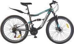 Велосипед Spark Atom 26-ST-18-AM2-D Серый с зеленым (148451)