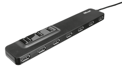 USB-хаб Trust Oila 10 Port USB 2.0 Black (20575_Trust)