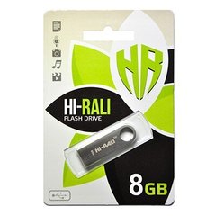 Флешка Hi-Rali USB 8GB Shuttle Series Black (HI-8GBSHBK)