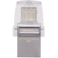 Флешка USB3.1 64Gb Kingston DataTraveler microDuo 3C (DTDUO3C/64GB)