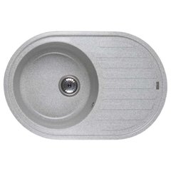 Кухонна мийка VentoLux EMILIA Gray Granit 755x490x200 (2059765957287)