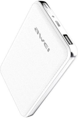 Универсальная мобильная батарея Awei P84K 10400mAh White