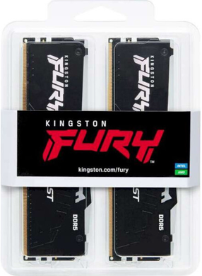 Оперативна пам'ять Kingston FURY 64 GB (2x32GB) DDR5 5200 MHz Beast RGB (KF552C40BBAK2-64)