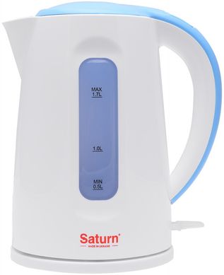 Електрочайник Saturn ST-EK8439U White/Blue