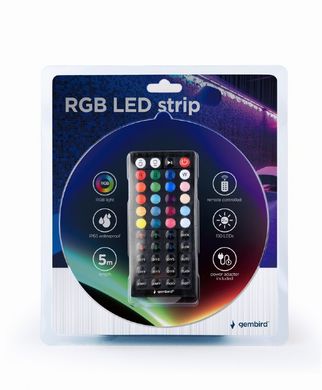 Світлодіодна стрічка Gembird LED-S-RGB500-01