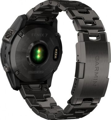 Смарт-часы Garmin fenix 7 Sapphire Solar Carbon Gray DLC Titanium (010-02540-39)