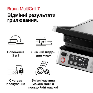 Електрогриль Braun MultiGrill 7 CG 7044