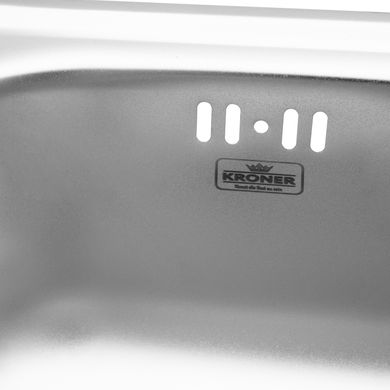 Кухонна мийка Kroner KRP Satin - 3838 (0,6 мм) (CV022756)