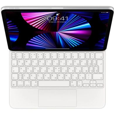 Обкладинка-клавіатура Apple Magic Keyboard для iPad Pro 11 2021 та iPad Air 2020 White (MJQJ3RS/A)
