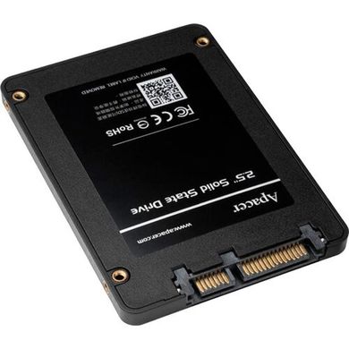 SSD-накопичувач Apacer AS340X 480GB 2.5" SATAIII 3D NAND (AP480GAS340XC-1)