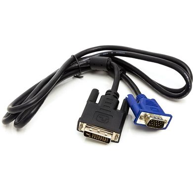 Відео кабель PowerPlant DVI-D (24 + 1) (M) - VGA (M), 1м