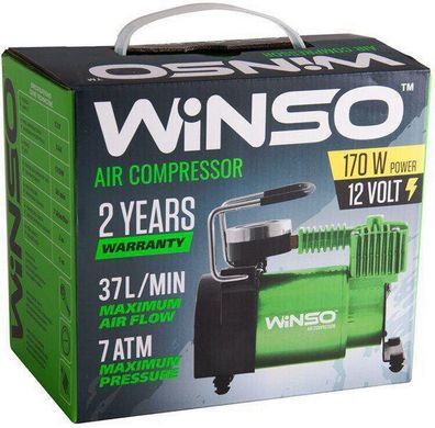 Автомобильный компрессор Winso 7 Атм, 170Вт(123000)